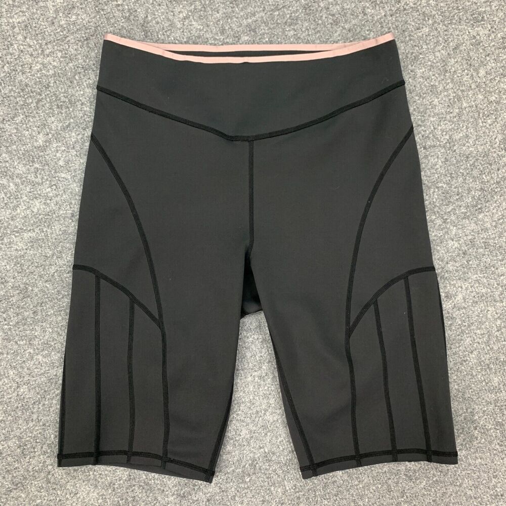 Free People Shorts Womens S Small Black Movement Step Up High Rise Pull On Biker - Picture 2 of 13